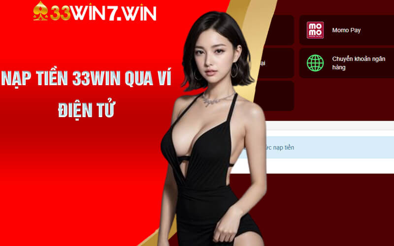 Nạp tiền 33Win qua ví điện tử